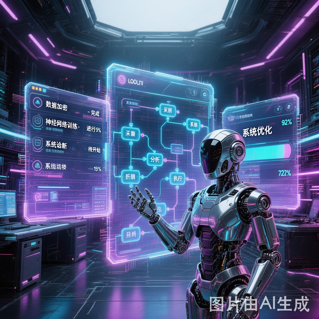 自动化任务流程示意图