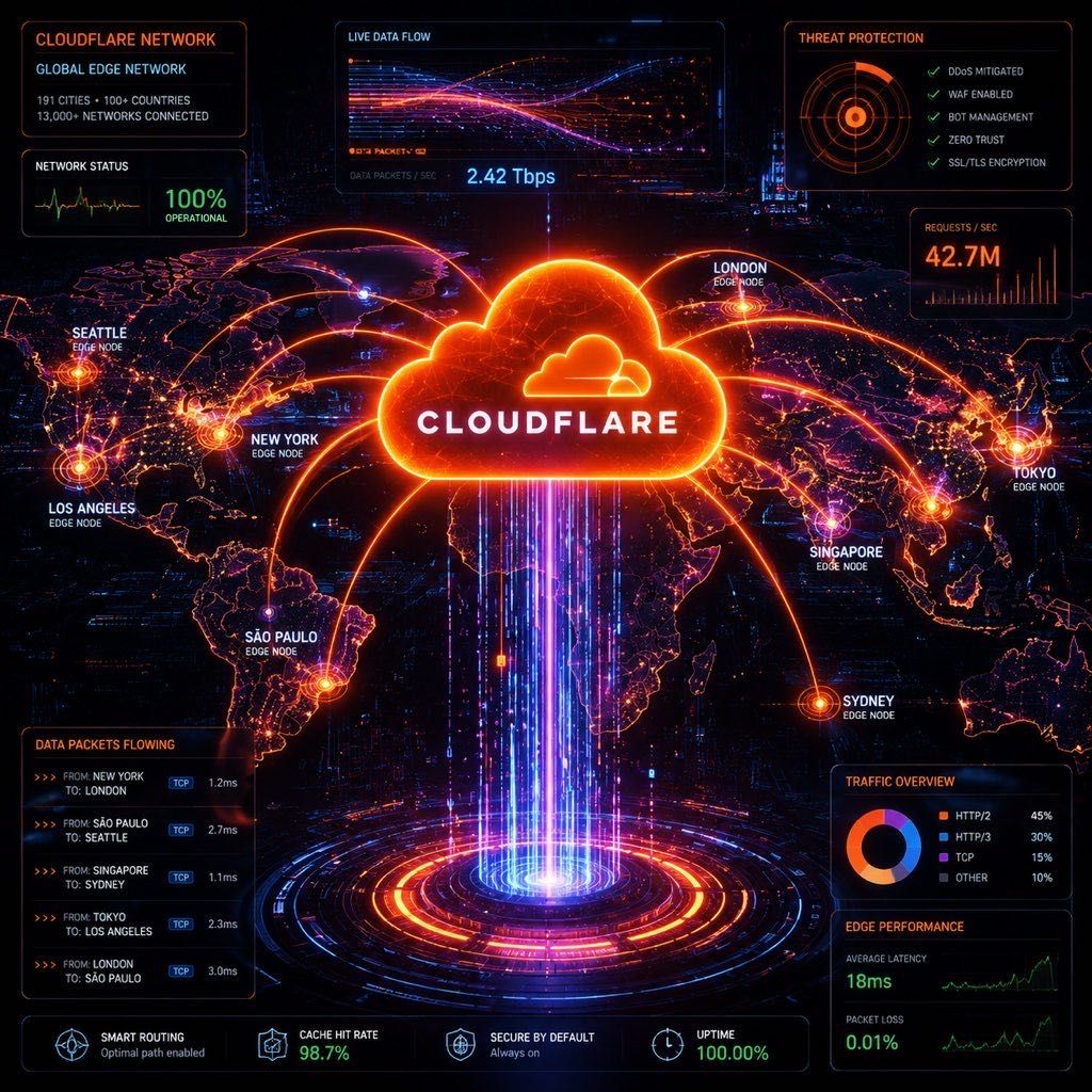 Cloudflare网络可视化